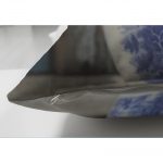 - Suet-K-2470-2 - Realhomes  Çift Renkli Vazo Çiçeği Desenli Dekoratif Çift Taraflı Süet Yastık Kırlent Kılıfı Realhomes