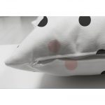 - Suet-K-2481-2 - Realhomes  Love Princess Motifli Dijital Baskılı Dekoratif Çift Taraflı Süet Kırlent Kılıfı Realhomes