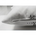 So Sweet Motifli Çizimi Çift Taraflı Süet Kırlent Kılıfı Realhomes