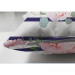 - Suet-K-2498-2 - Realhomes  Mavi Çizgiler Desenli Dijital Baskılı Çift Taraflı Süet Yastık Kırlent Kılıfı Realhomes