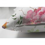 - Suet-K-2512-2 - Realhomes Renkli Kuş Motifli Dijital Baskılı Çift Taraflı Süet Yastık Kırlent Kılıfı Realhomes