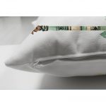 - Suet-K-2527-2 - Realhomes Çiçekli Mızrak Motifli Dijital Baskılı Çift Taraflı Süet Yastık Kırlent Kılıfı Realhomes