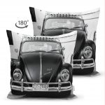 Vosvos Resimli Dijital Baskılı Dekoratif Çift Taraflı Süet Yastık Kırlent Kılıfı Realhomes