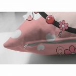 - Suet-K-255-2 - Realhomes  Baykuş Resimli Dijital Baskılı Dekoratif Çift Taraflı Süet Yastık Kırlent Kılıfı Realhomes