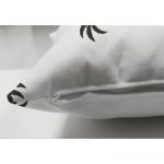 Palmiye Dijital Baskılı Siyah Beyaz Dekoratif Çift Taraflı Süet Yastık Kırlent Kılıfı Realhomes