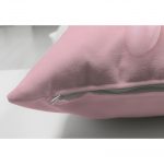 - Suet-K-3017-2 - Realhomes  Çift Taraflı 3D Gül ve Mektup Temalı Dijital Baskılı Süet Yastık Kırlent Kılıfı Realhomes