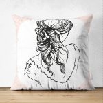 - Suet-K-304 - Realhomes  Realhomes Çift Taraflı Dijital Baskılı Dekoratif Süet Yastık Kırlent Kılıfı Realhomes