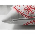 - Suet-K-3048-2 - Realhomes Çift Taraflı Geometrik Yılbaşı Geyikleri Dijital Baskılı Süet Yastık Kırlent Kılıfı Realhomes