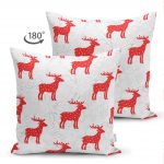 - Suet-K-3054-1 - Realhomes  Realhomes Çift Taraflı Özel Tasarımlı Dijital Baskılı Modern Süet Yastık Kırlent Kılıfı Realhomes