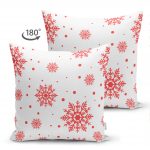 Realhomes Çift Taraflı Özel Tasarımlı Dijital Baskılı Modern Süet Yastık Kırlent Kılıfı Realhomes