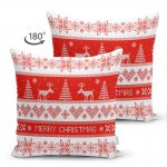 Realhomes Çift Taraflı Özel Tasarımlı Dijital Baskılı Modern Süet Yastık Kırlent Kılıfı Realhomes