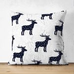 - Suet-K-3069 - Realhomes Realhomes Çift Taraflı Özel Tasarımlı Dijital Baskılı Modern Süet Yastık Kırlent Kılıfı Realhomes