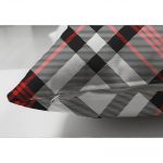 - Suet-K-3083-2 - Realhomes  Çift Taraflı Kırmızı Siyah Çapraz Ekose Desenli Dekoratif Süet Yastık Kırlent Kılıfı Realhomes