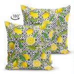 - Suet-K-3102-1 - Realhomes  Çift Taraflı Geometrik ve Limon Desenli 3D Dijital Baskılı Süet Yastık Kırlent Kılıfı Realhomes
