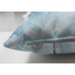 - Suet-K-3129-2 - Realhomes Çift Taraflı Mavi Renkli Mermer Desenli Dijital Baskılı Süet Yastık Kırlent Kılıfı Realhomes