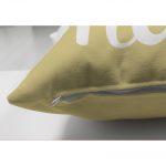 - Suet-K-313-2 - Realhomes  Çift Taraflı Home Sweet Home Dijital Baskılı Dekoratif Süet Yastık Kırlent Kılıfı Realhomes