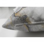 - Suet-K-3132-2 - Realhomes  Çift Taraflı Modern Siyah Beyaz Altın Mermer Motifli Dijital Baskılı Süet Yastık Kırlent Kılıfı Realhomes