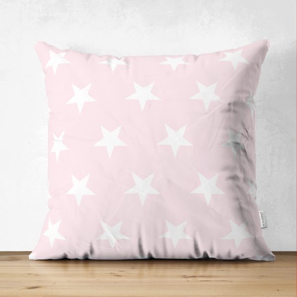 - Suet-K-315 - Realhomes  Çift Taraflı Gold ve Pembe Renkli Mermer Desenli Modern Süet Yastık Kırlent Kılıfı Realhomes