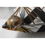 Çift Taraflı Kurukafa Desenli Geometrik Süet Yastık Kırlent Kılıfı Realhomes