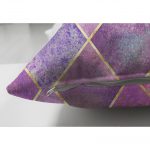 - Suet-K-3179-2 - Realhomes  Çift Taraflı Geometrik Açık Pudra Renkli Modern Süet Yastık Kırlent Kılıfı Realhomes