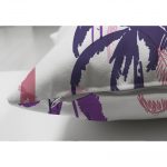 - Suet-K-3229-2 - Realhomes  Çift Taraflı Pudra Renkler Ananas Desenli Özel Tasarım Süet Yastık Kırlent Kılıfı Realhomes