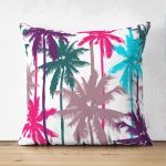 - Suet-K-3248 - Realhomes  Realhomes Çift Taraflı Özel Seri Dijital Baskılı Modern Süet Yastık Kırlent Kılıfı Realhomes