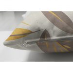 - Suet-K-3249-2 - Realhomes  Çift Taraflı Renkli Sonbahar Yaprakları Özel Tasarımlı Modern Süet Yastık Kırlent Kılıfı Realhomes