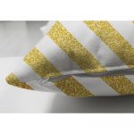 - Suet-K-3255-2 - Realhomes  Modern Altın Çizgiler Çift Taraflı Özel Tasarımlı Süet Yastık Kırlent Kılıfı Realhomes