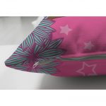 - Suet-K-3258-2 - Realhomes  Çocuk Odası Pembe Baykuş Tasarımlı Çift Taraflı Süet Yastık Kırlent Kılıfı Realhomes