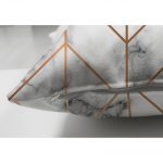 - Suet-K-3264-2 - Realhomes Mermer Zeminli Geometrik Desenli Modern Çift Taraflı Süet Yastık Kırlent Kılıfı Realhomes