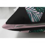 - Suet-K-3304-2 - Realhomes  Love Yaprak Detaylı Çift Taraflı Özel Tasarım Süet Yastık Kırlent Kılıfı Realhomes