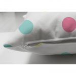 - Suet-K-3307-2 - Realhomes  Puanlı Pudra Renkler Çift Taraflı Özel Tasarım Modern Süet Yastık Kırlent Kılıfı Realhomes