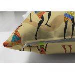 Realhomes Çift Taraflı Etnik Afrikan Desenli Özel Tasarım Süet Yastık Kırlent Kılıfı Realhomes