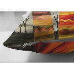 - Suet-K-3341-2 - Realhomes  Çift Taraflı Afrikan Yağlı Boya Çizimli 3D Dekoratif Süet Yastık Kırlent Kılıfı Realhomes