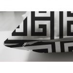 Çift Taraflı Özel Tasarım Crafts Motifli Dijital Baskılı Dekoratif Süet Yastık Kırlent Kılıfı Realhomes