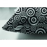 - Seventies psychedelic retro - Realhomes  Çift Taraflı Siyah Beyaz Geometrik Yuvarlak Tasarımlı Modern Süet Yastık Kırlent Kılıfı Realhomes