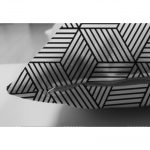 - Seamless geometric pattern with cubes - Realhomes  Realhomes Çift Taraflı 3D Cube Desenli Dijital Baskılı Modern Süet Yastık Kırlent Kılıfı Realhomes