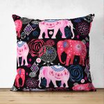 - Suet-K-3449 - Realhomes  Realhomes Çift Taraflı Özel Seri Dijital Baskılı Modern Süet Yastık Kırlent Kılıfı Realhomes