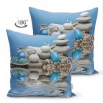 - Suet-K-35-1 - Realhomes  Çift Taraflı Mavi Dünya Dijital Baskılı Dekoratif Süet Yastık Kırlent Kılıfı Realhomes