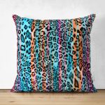 Realhomes Çift Taraflı Multi Renkler Dijital Baskılı Modern Süet Yastık Kırlent Kılıfı Realhomes