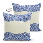 - Suet-K-3722-1 - Realhomes  Realhomes Çift Taraflı Nazar Boncuğu Motifli Dijital Baskılı Modern Süet Yastık Kırlent Kılıfı Realhomes