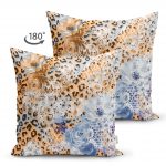 - Suet-K-3788-1 - Realhomes  Realhomes Çift Taraflı Leopar Motifli Dijital Baskılı Süet Yastık Kırlent Kılıfı Realhomes