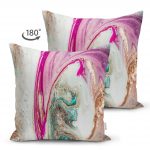 - Suet-K-3911-1 - Realhomes Realhomes Çift Taraflı Sulu Boya Desenli Özel Tasarım Dijital Baskılı Modern Süet Yastık Kılıfı Realhomes