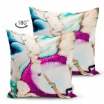 - Suet-K-3912-1 - Realhomes Realhomes Çift Taraflı Özel Seri Dijital Baskılı Modern Süet Yastık Kırlent Kılıfı Realhomes