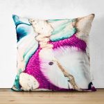 - Suet-K-3912 - Realhomes Realhomes Çift Taraflı Özel Seri Dijital Baskılı Modern Süet Yastık Kırlent Kılıfı Realhomes