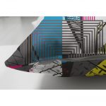 Çift Taraflı Renkli Mozaik Desenli Özel Tasarım Dijital Baskılı Modern Süet Kırlent Kılıfı Realhomes