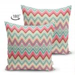 - Suet-K-401-1 - Realhomes  Çift Taraflı Modern Ebru Desen Dijital Baskılı Dekoratif Süet Yastık Kırlent Kılıfı Realhomes