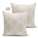 Realhomes Çift Taraflı Dijital Baskılı Dekoratif Süet Yastık Kırlent Kılıfı Realhomes