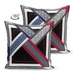 - Suet-K-4152-1 - Realhomes  Çift Taraflı Modern Sanat Tasarımlı Dijital Baskılı Süet Yastık Kırlent Kılıfı Realhomes