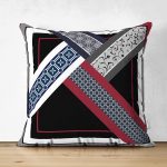 - Suet-K-4152 - Realhomes  Çift Taraflı Modern Sanat Tasarımlı Dijital Baskılı Süet Yastık Kırlent Kılıfı Realhomes